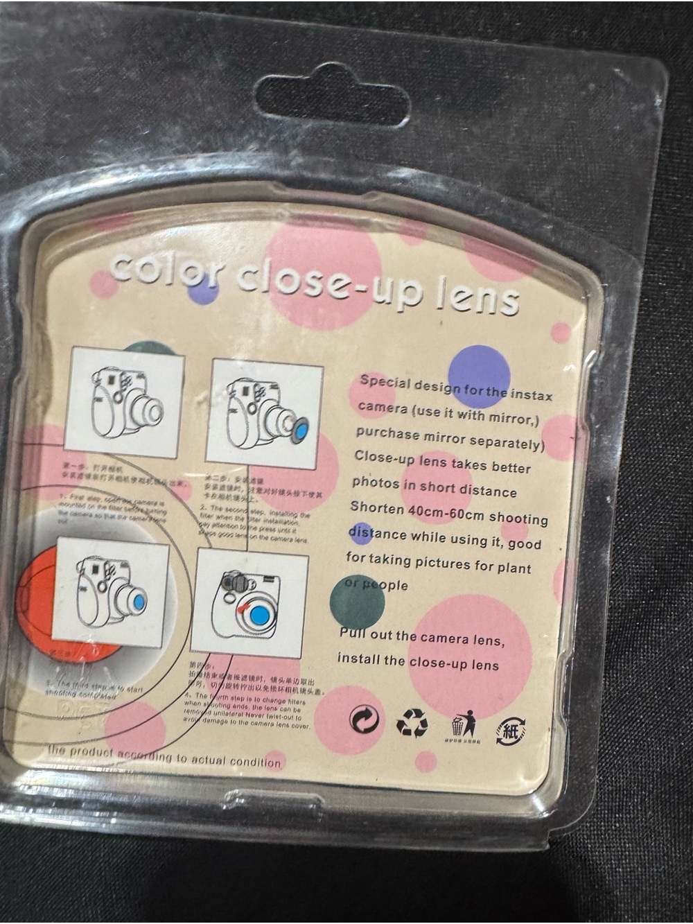 Fujifilm Mini Craft Clips & Patterned Note Set - Green & Multicolor - Picture 2 of 3
